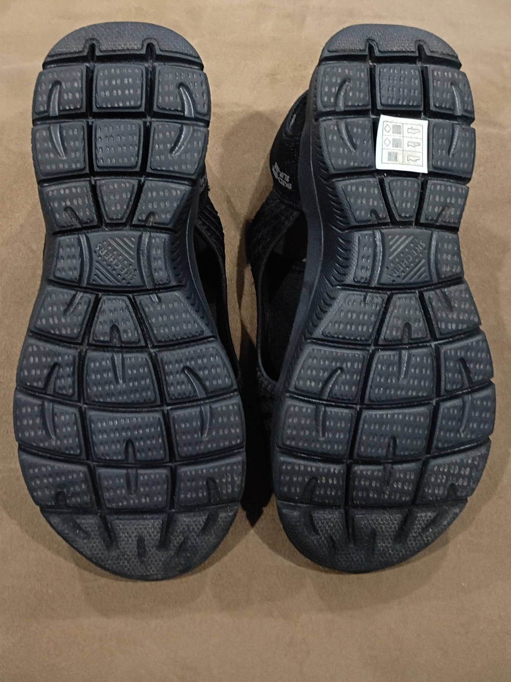 Skechers Black Women's Slip-Ins Open-Toe Sandals - Picture 5 of 6